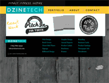 Tablet Screenshot of dzinetech.com